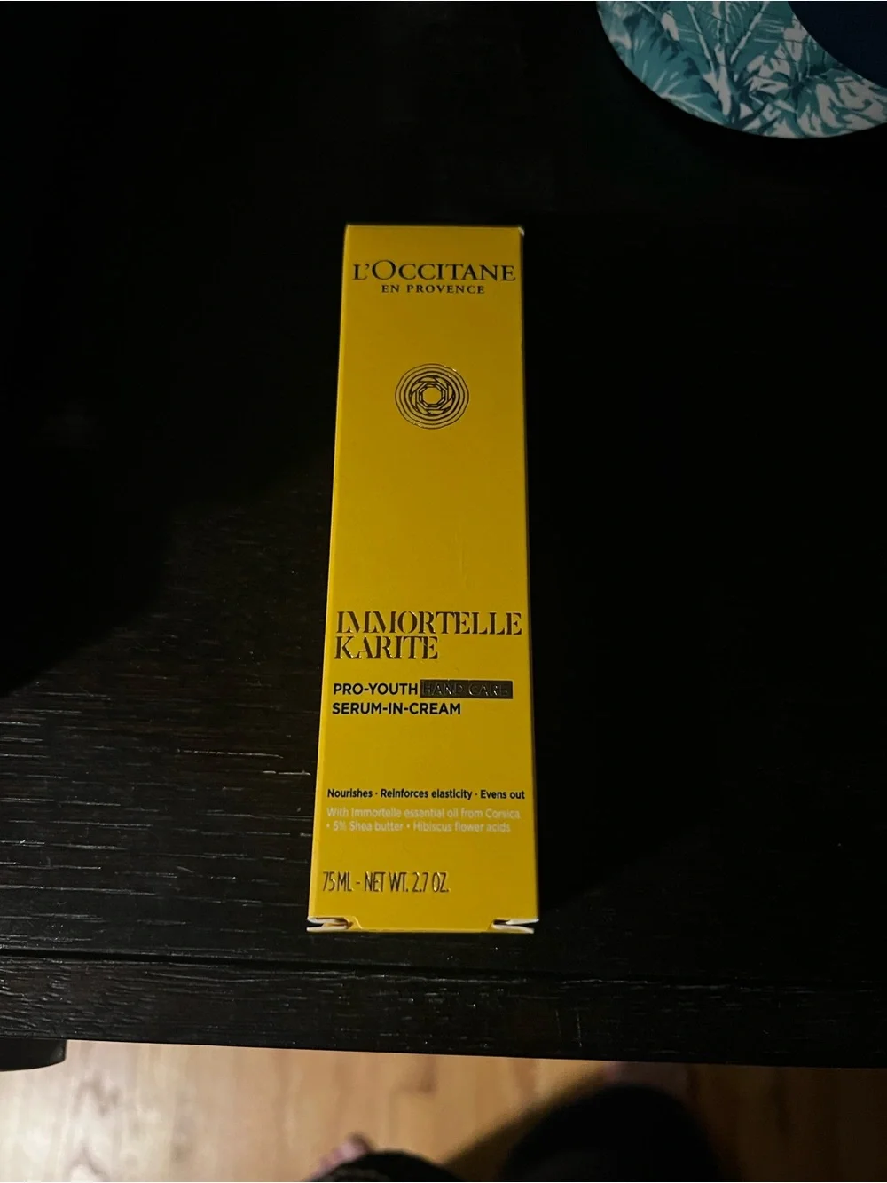 L'OCCITANE Yellow Immortelle Shea Hand Cream Box